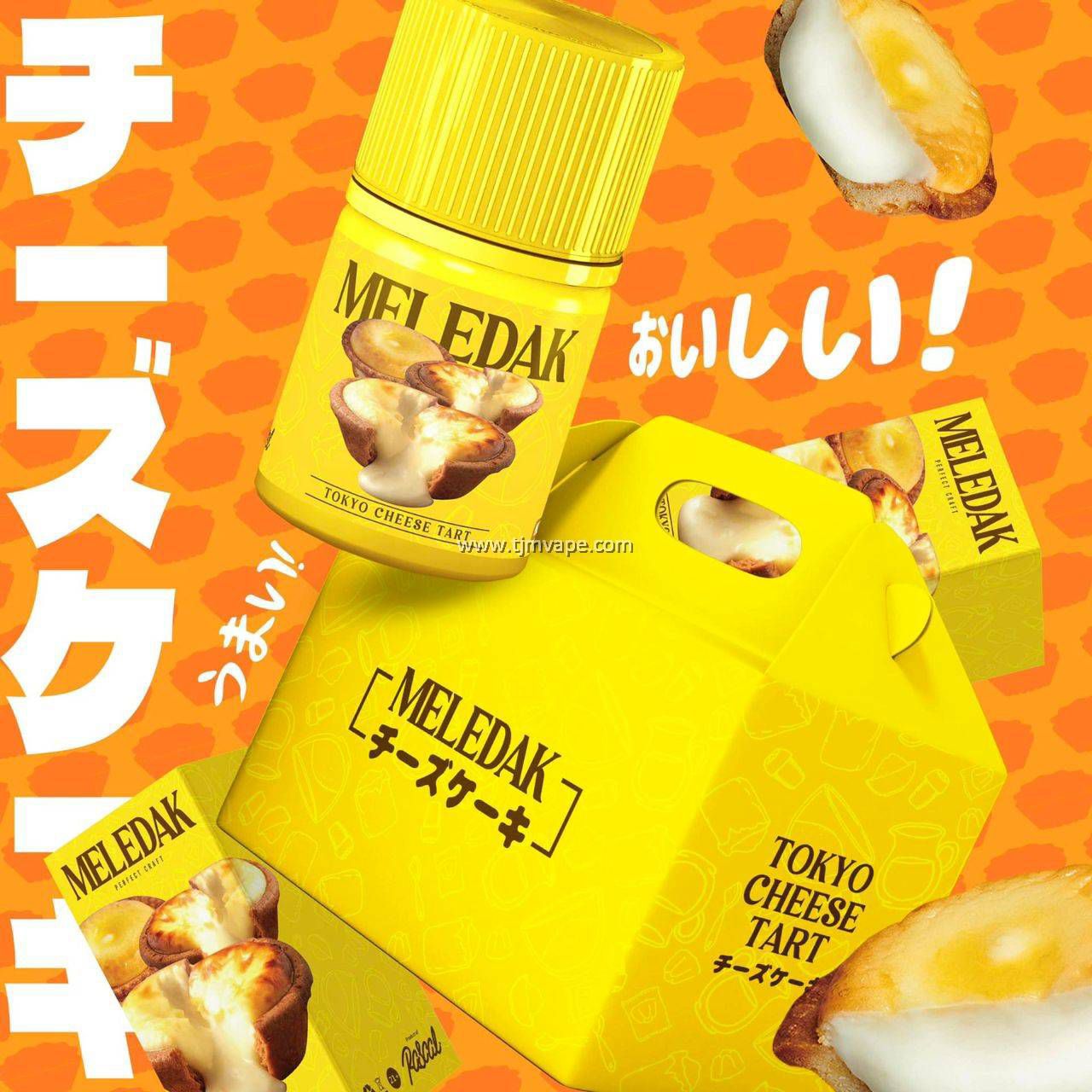 FREEBASE MELEDAK TOKYO CHEESE TART 60ML