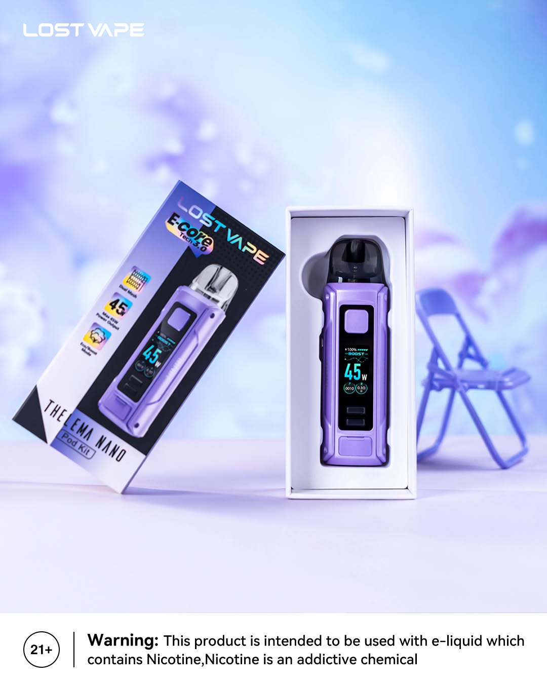 DEVICE KIT THELEMA NANO by LOST VAPE