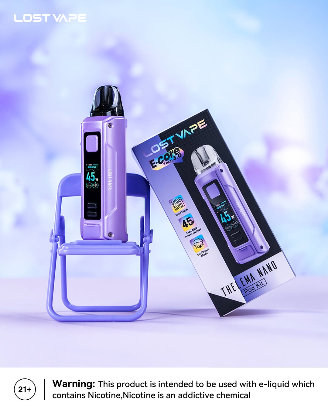 DEVICE KIT THELEMA NANO by LOST VAPE