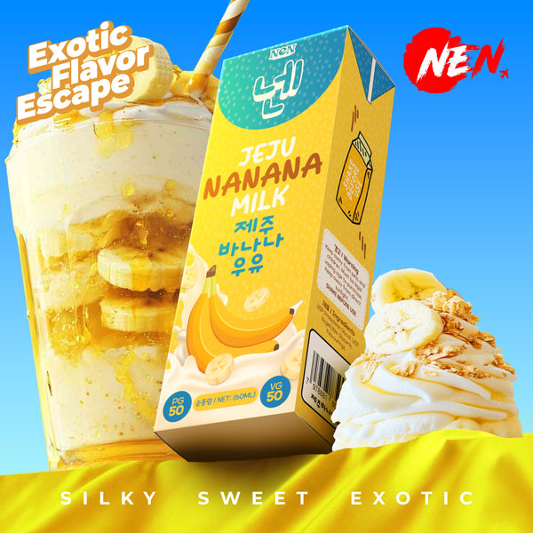 FREEBASE NEN JEJU NANANA MILK V3 60ML