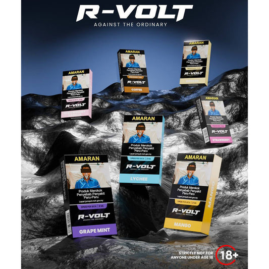 CARTRIDGE R-VOLT 2.5ML ( 1 POD ) BY VOLTBAR COMPATIBLE NANO