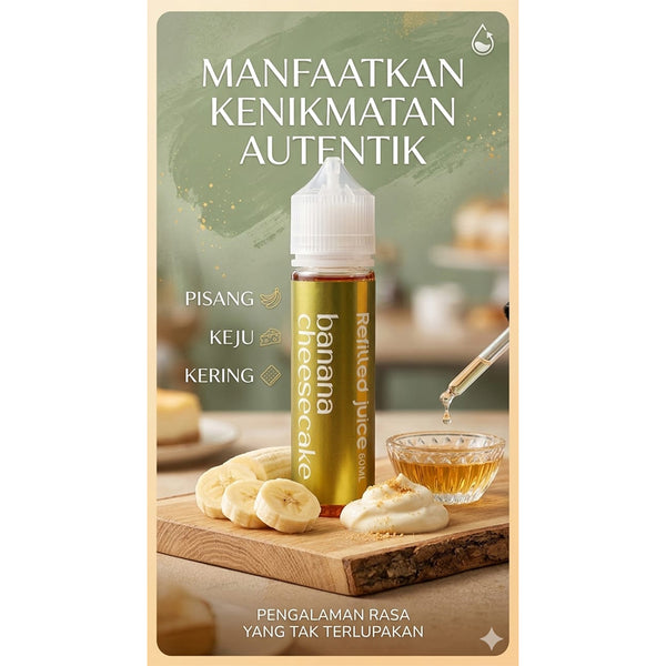 FREEBASE REFILLED JUICE BANANA CHEESECAKE 60ML