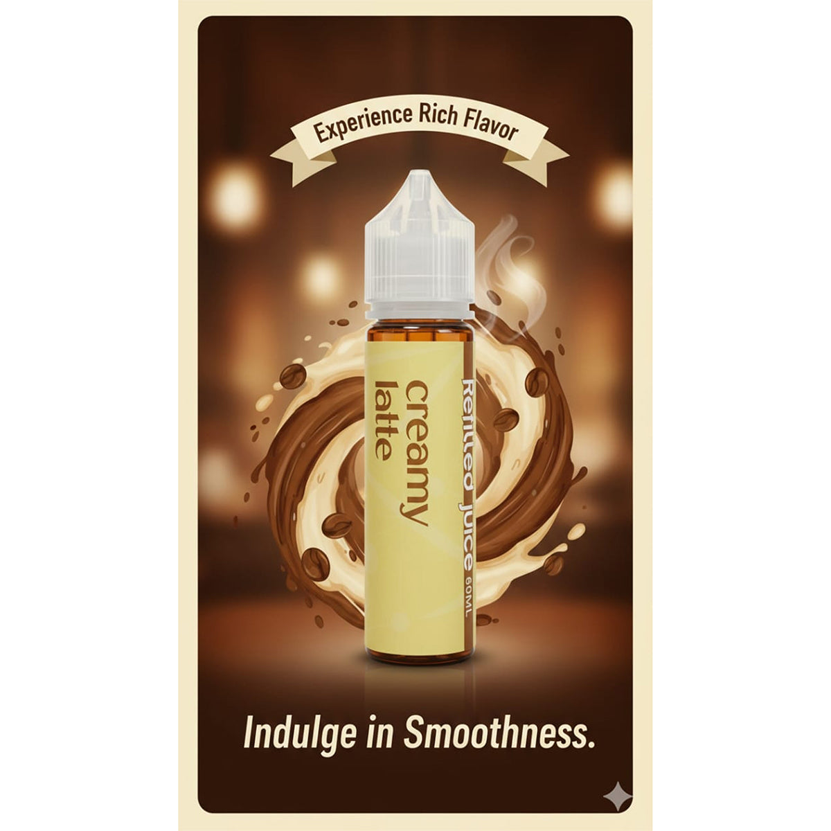 FREEBASE REFILLED JUICE CREAMY LATTE 60ML