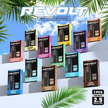 CARTRIDGE REVOLT 2.5ML ( 1 POD ) BY VOLTBAR COMPATIBLE NANO