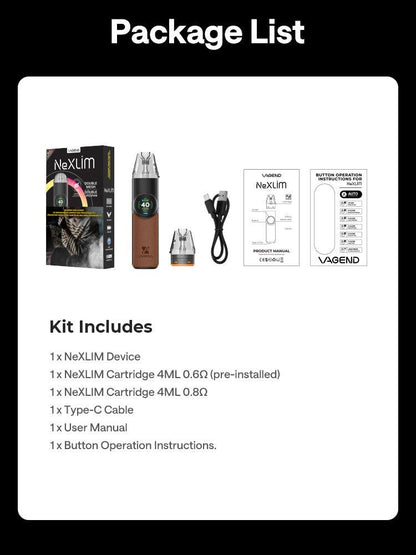 DEVICE KIT OXVA NEXLIM (4ML)
