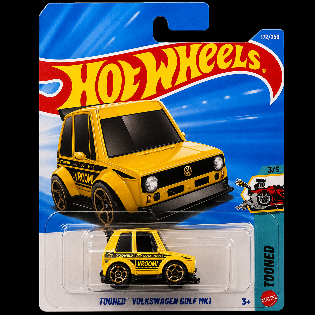 HOT WHEELS MAINLINE 2026 - TOONED VOLKSWAGEN GOLF MK1 (172/250)