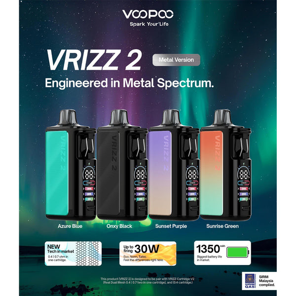 KIT SET VOOPOO VRIZZ 2 / VOOPOO MAX