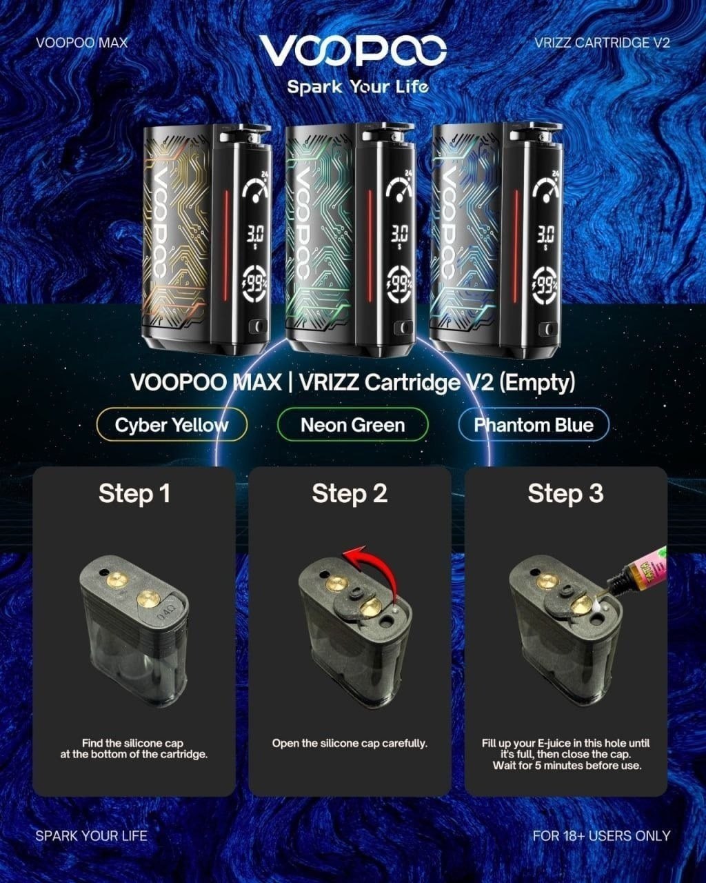 KIT SET VOOPOO VRIZZ 2 / VOOPOO MAX