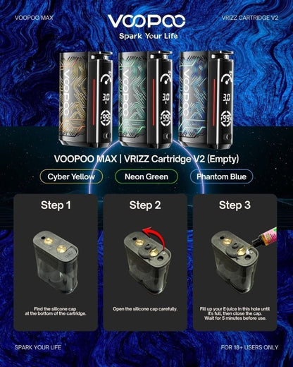 KIT SET VOOPOO VRIZZ 2 / VOOPOO MAX