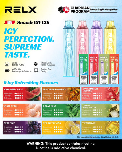 RELX SMASH GO 12000 PUFFS