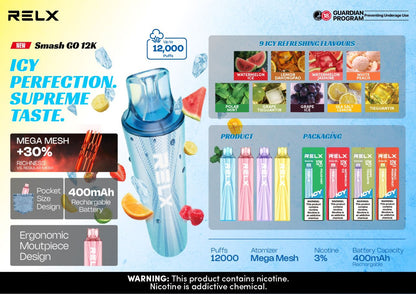 RELX SMASH GO 12000 PUFFS