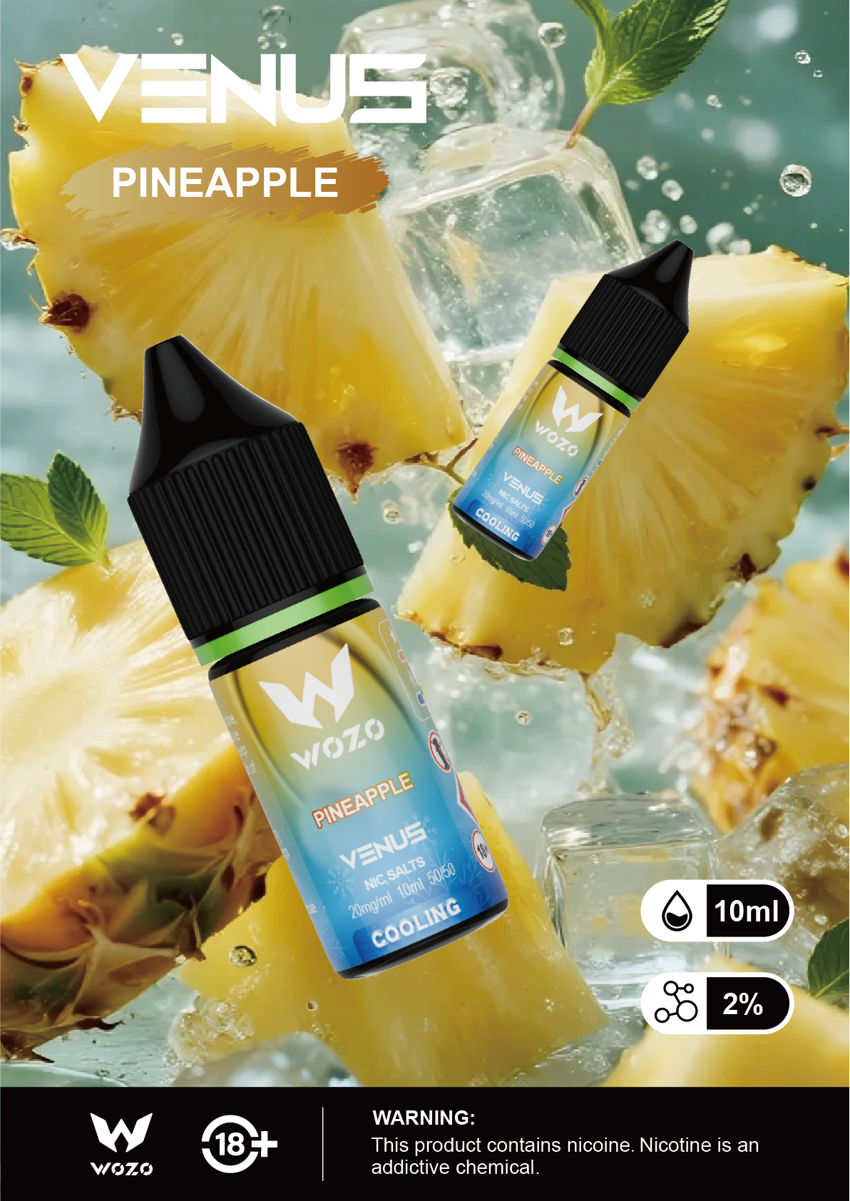 WOZO E-JUICE LIQUID 10ML 20MG