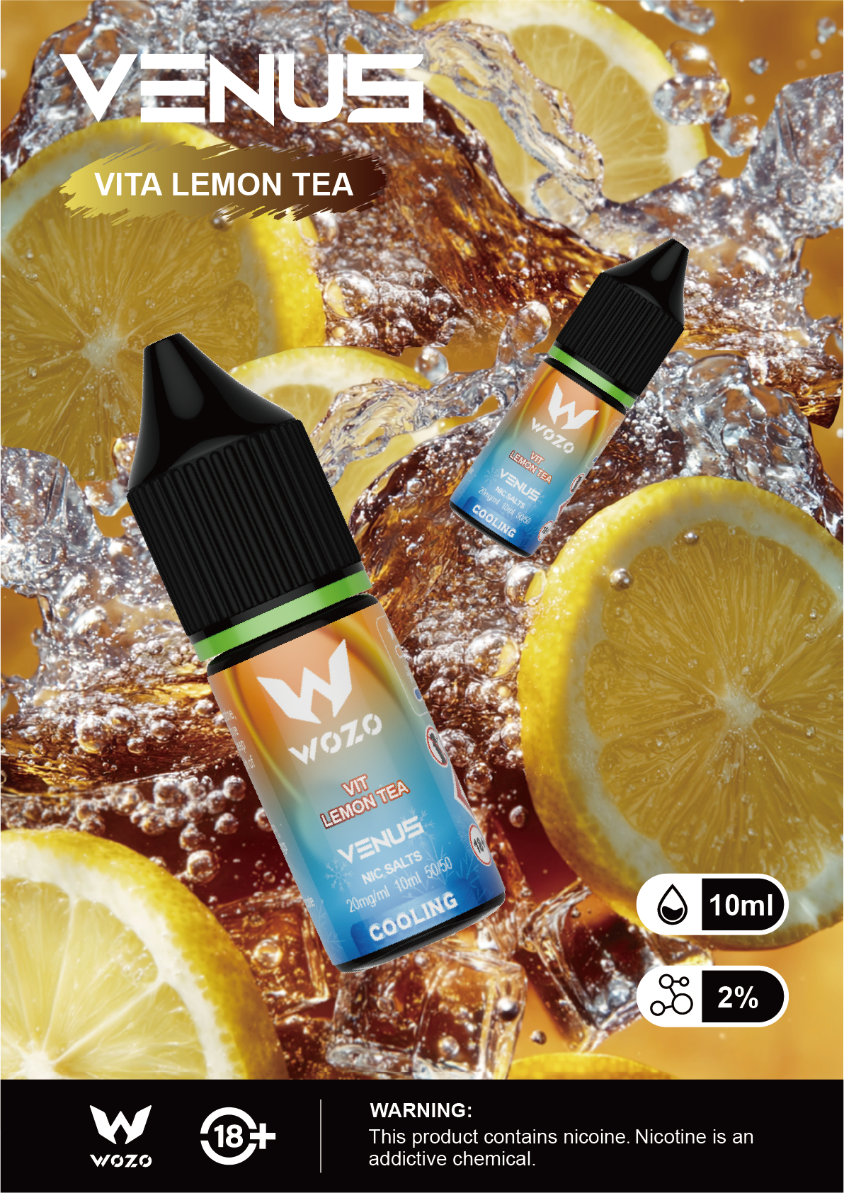 WOZO E-JUICE LIQUID 10ML 20MG