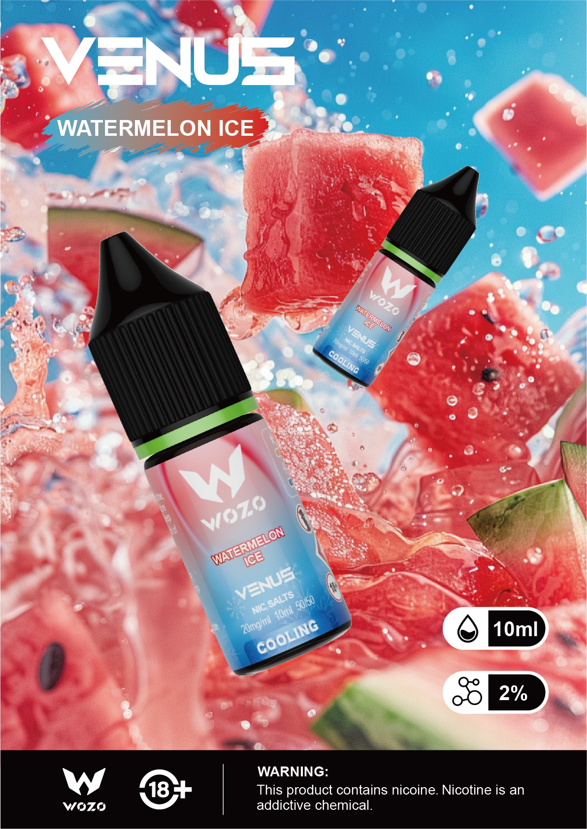 WOZO E-JUICE LIQUID 10ML 20MG
