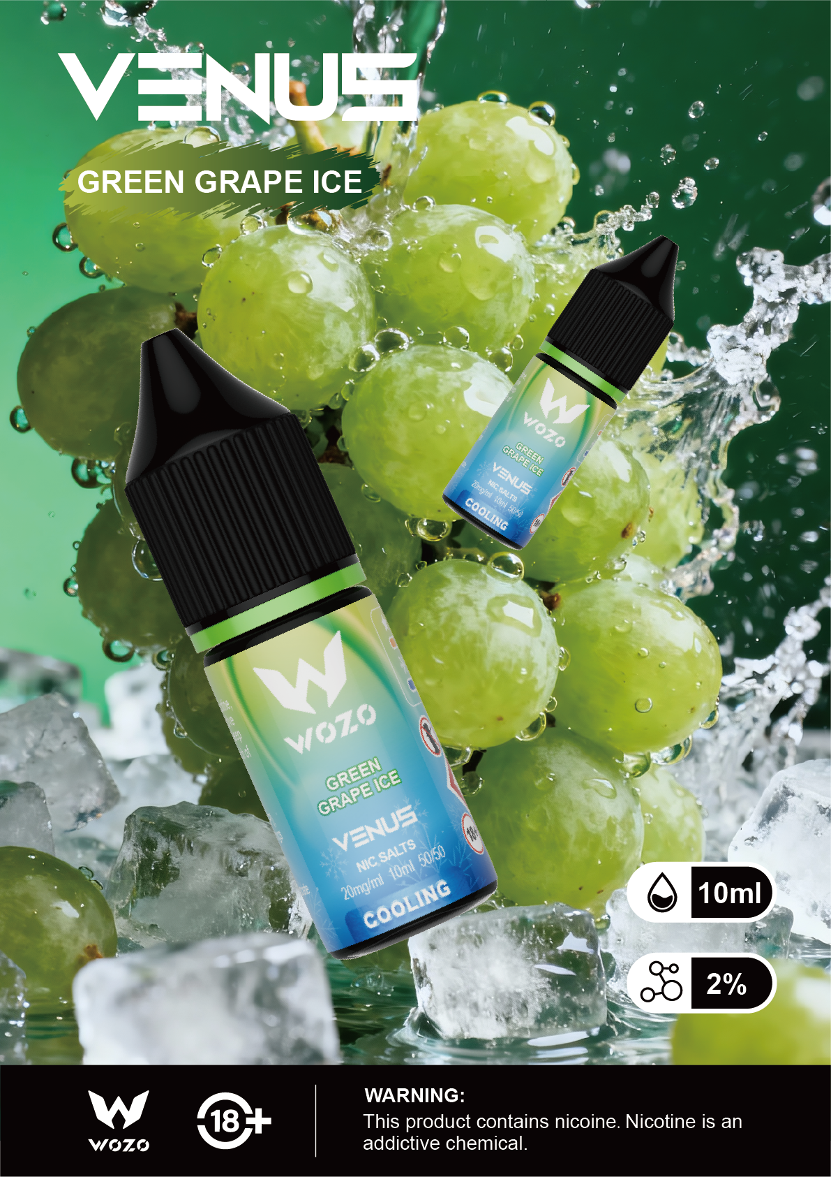 WOZO E-JUICE LIQUID 10ML 20MG