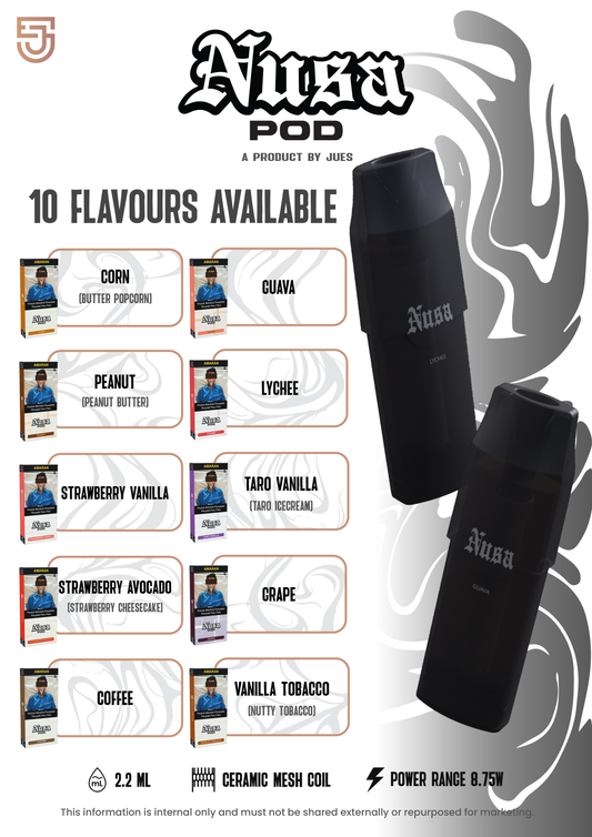 CARTRIDGE NUSAPOD 2.2ML by JUES (1 POD) COMPATIBLE NANO