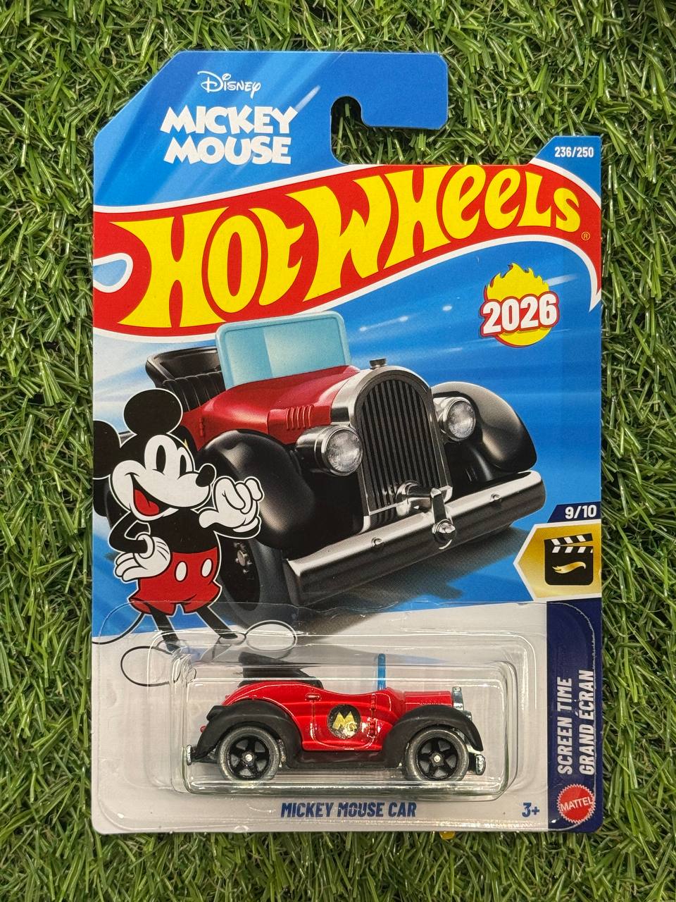 HOT WHEELS MAINLINE 2026 - MICKEY MOUSE CAR (236/250)